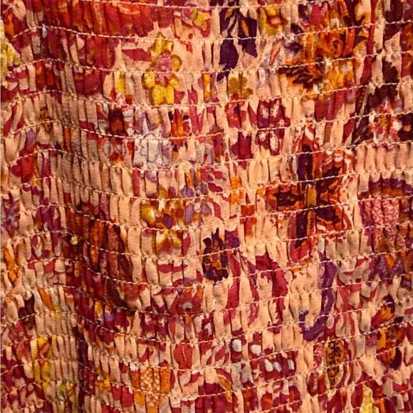 1. State Orange Floral long sleeve mini dress NWT - Picture 3 of 12